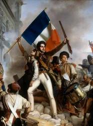 Kämpfe am Hôtel de Ville, 28. Juli 1830 (Detail)