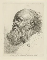 Porträt eines alten Mannes mit Bart