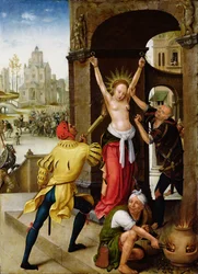 Das Martyrium der heiligen Barbara, 1528