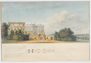 Entwurf für den Eingang zum Hof, Chatsworth