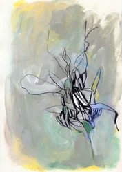 Abstrakte Botanische Blüte