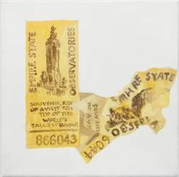 Altes Ticket des Empire State Building