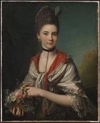 Porträt von Anna Elisabeth Battier, geb. Storp