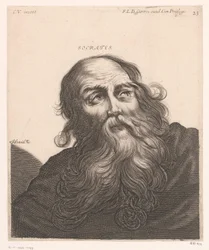 Porträt von Sokrates (Serie: Büsten von Philosophen und Königen)