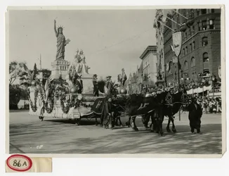 Historischer Paradewagen Nr. 53: Freiheitsstatue