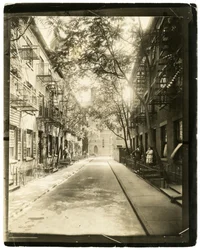 Patchin Place, abgehend von der 10th Street, New York, USA