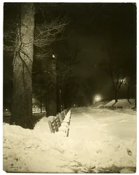 The Mall bei Nacht, Boston, Mass, USA, ca. 1902-10