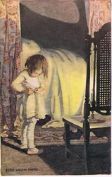 Ein junges Mädchen beim Auskleiden, aus „A Child
