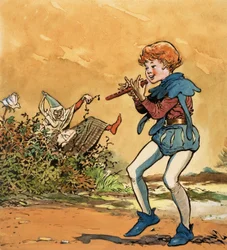 Hänsel und Gretel im Wald