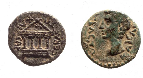 Münzen des Herodes Philippos II., ca. 4 v. Chr. - 34 n. Chr.