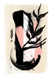 Moderne botanische Abstraktion