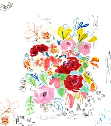 Blumenskizze 3