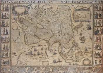 Nova & Acurata Totius Asiae Tabula, auct G. Blaeu, um 1673