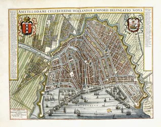 Plan und Ansicht der Städte und Gebäude von Holland und den Niederlanden, 1649