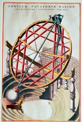 Das äquatoriale Armillarsphäre von Tycho Brahe, 16. Jahrhundert