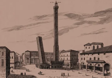 Die zwei Türme (Asinelli und Garisenda), Bologna