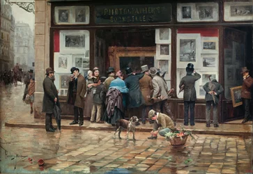Öffentliche Ausstellung eines Bildes