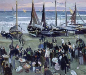Fischmarkt am Strand