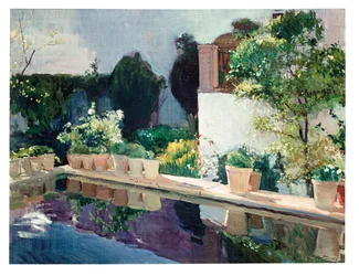 Palast am Teich, Königliche Gärten in Sevilla