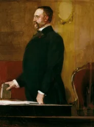 Porträt von Don Jose Canalejas Mendez (1854-1912)