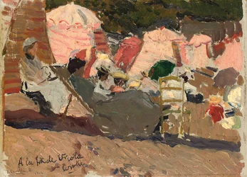 Der Strand, Biarritz, 1906