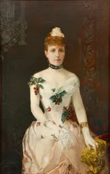 Maria Christina von Österreich 1858-1929, Königin von Spanien, 1888.