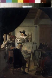 Besuch im Atelier eines Künstlers in Holland