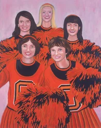 Oregon State Cheerleader, 2002