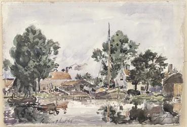 Ein Kanal in Den Haag, 1868