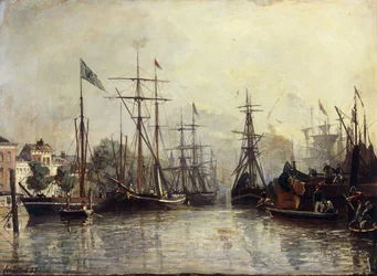Rotterdamer Hafen, 1857