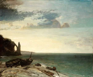 Das Meer bei Etretat, 1853