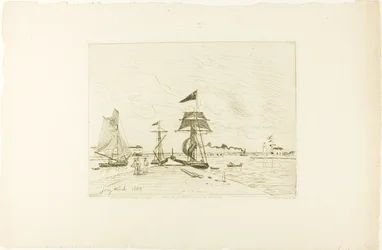 Holzsteg, Hafen von Honfleur