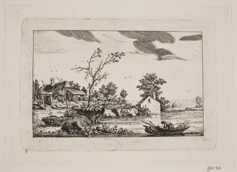 Landschaft bei einem See