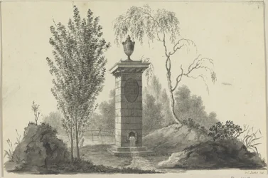 Brunnen mit Urne