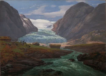 Blick auf Nigardsbreen in Jostedalen
