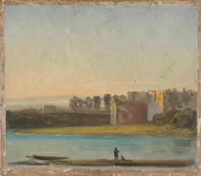 Blick über die Elbe