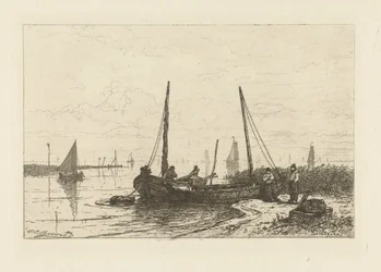 Ansicht der Zuiderzee bei Spakenburg
