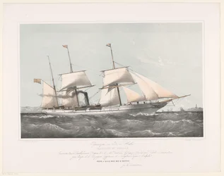 Schraubendampfschiff Mariout et Hedjaz auf See