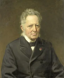 Porträt von Jan Heemskerk Azn (1818-1897)