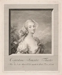 Die Schauspielerin Caroline Amalie Thielo