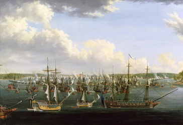 Die Schlacht bei Fredrikshamn, 15. Mai 1790