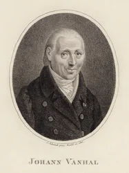 Porträt des Komponisten Johann Baptist Wanhal 1739-1813, 1815