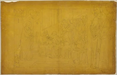 Aus: Sammlung von Umrissen und Durchzeichnungen, Band 5, Blatt 61
