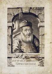 Porträt von David Oppenheim 1664-1736, Oberrabbiner von Prag