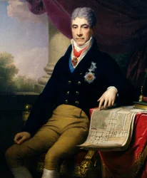 Porträt von Andrey Razumovsky Kirillovich (1752-1836), russischer Diplomat, Botschafter des Zaren in Wien; ca.1810