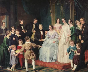 Die Familie Neuss, 1842