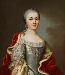Porträt von Prinzessin Maria Louise Albertine von Hessen-Darmstadt, ca. 1760