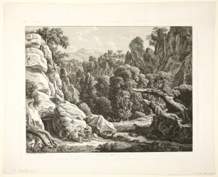 Landschaft mit der Versuchung Christi