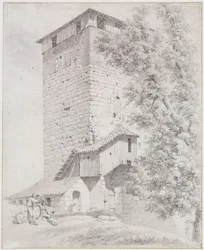 Der fünfeckige Turm in Nürnberg