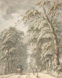 Die Amstelveen-Straße von Amsterdam nach Amstelveen, Mitte 18. bis Ende 18. Jahrhundert